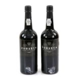 Fonseca Guimaraens vintage port 1992, 2 bottles. Levels upper mid / top shoulder, no signs of