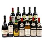 Twelve bottles of wine to include three bottles of Recas Dealul Vechi 1985 vintage Romanian red