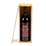 One Magnum of Chateau Aney Haut-Medoc, 1994 vintage, in wooden box .