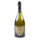 One bottle of Dom Perignon Champagne, 1980 vintage .