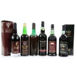 Six bottles of port to include: One bottle of Dow's Port 1988 late bottled vintage, selected for