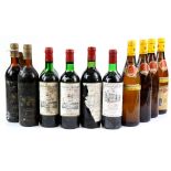 Eleven bottles of red and white wine to include four bottles of Jacob Gerhardt Rheinhessen Nierstein