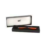 Montblanc Pix manganese orange Ballpoint pen with box and Service Guide..
