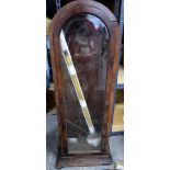 19th century mahogany cased floor standing clock, by Hoffmeyer of Birmingham, the painted dial