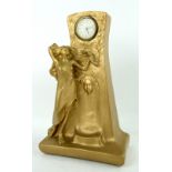 Art Nouveau style mantel clock .