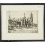 Three limited edition signed prints of Oxford or Cambridge colleges, all framed (3).