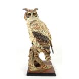 A Florence figure Wisdom 281/S owl, by Guiseppe Armani, 60cm high, 733/3000 COA.