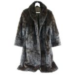 3/4 length brown Mink Coat.