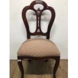 4X BALLON BACK DINING CHAIRS