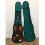 VIOLIN AND BOW WITH CASE