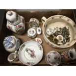 MISCELLANEOUS POTTERY FENTON CHINA MASONS ETC