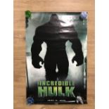 THE INCREDIBLE HULK MARVEL POSTER