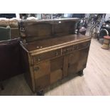 1940s OAK VENEER SIDEBOARD