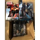 A LOT OF STAR WARS THE X5 FIGURES INCLUDING AGENT DANA SCULLY