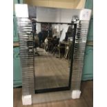 LARGE BEVELLED MIRROR FRAMED BEVELLED MIRROR