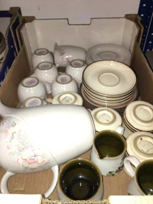 A BOX LOT OF DENBY