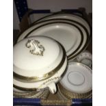A BOX LOT IN WOODS IVORY WARE
