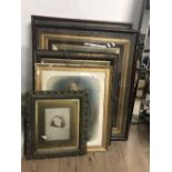 6 PIECES LARGE FRAME EARLY PHOTO PORTRAITS