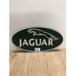 CAST METAL JAGUAR SIGN