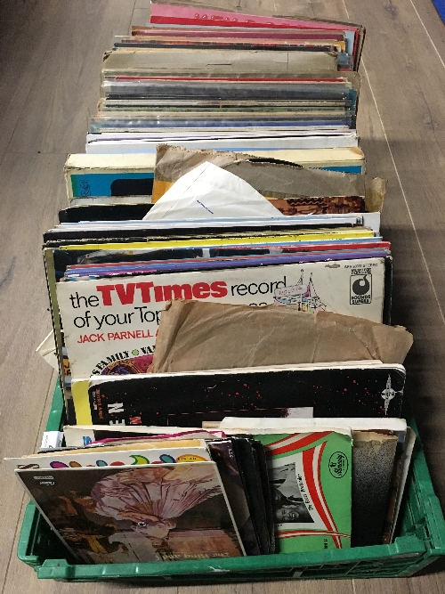 LARGE LOT OF LP RECORDS