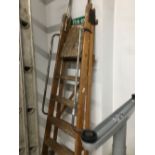 WOOD STEP LADDERS