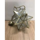 STAR SHADE CENTRE LIGHT FITTING