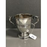 SILVER HALLMARKED IRISH GEORGIAN CUP (408g)