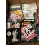A LARGE BOX OF CDs