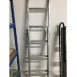 A SET OF METAL LADDERS