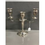 VERY LARGE SILVER HALLMARKED CANDELABRA