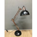 MATT BLACK NEW ANGLE POISE LIGHT