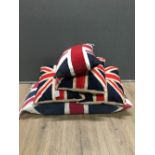 5X UNION JACK CUSHIONS