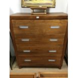 NICE MODERN 4 DRAWER CHEST 1M WIDE