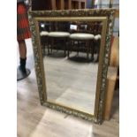 GILT FRAMED BEVELLED GLASS MIRROR