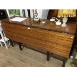 VINTAGE TEAK GATE LEG DINING TABLE