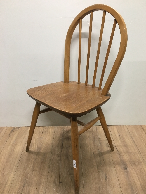 ERCOL WINDSOR CHAIRS X 5