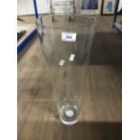 LARGE GLASS VASE 50CM HIGH