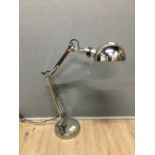 CHROMED ANGLE POISE LAMP NEW