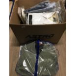 LARGE BOX OF MENS SHIRTS TIES AND JACKET