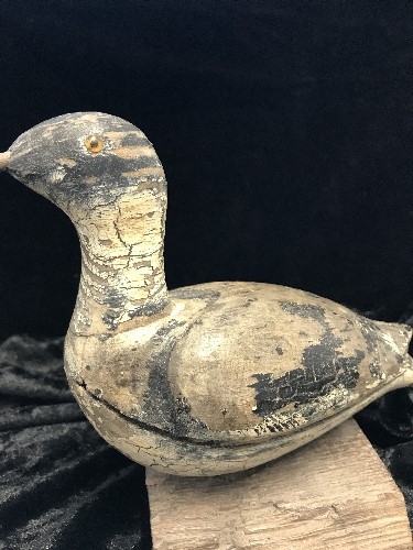 EARLY 19TH CENTURY AMERICAN CURLEW DECOY (SPLIT 1 EYE MISSING) - Image 2 of 2