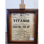 TITANIC PASSENGER POSTER