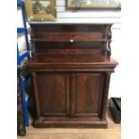 MID CENTURY 19THC MAHOGANY CHIFFONIER 139CM W