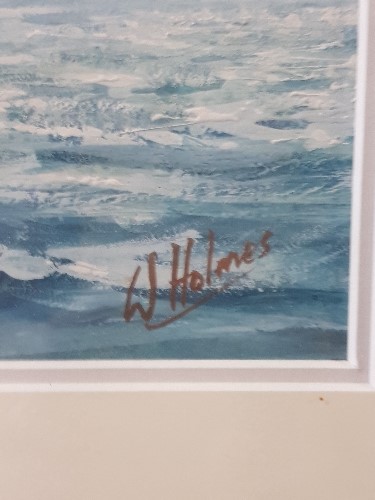 WALTER HOLMES WATERCOLOUR SIGNED BOTTOM RIGHT - Image 2 of 2