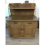 MID 20THC MODERN PRIORY STYLE BUFFET SIDEBOARD 93CM W