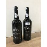 2 75CL BOTTLE DOWS 1997 VINTAGE PORT