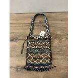 NATIVE AMERICAN BEAD DECORATED BAG