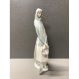 LLADRO FIGURINE 4501 BASKET OF GOODIES