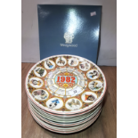 LARGE QUANTITY OF BOXED AND UNBOXED WEDGWOOD CALENDAR PLATES