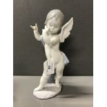 LLADRO ANGEL PLAYING FLUTE DAMAGED