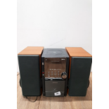 A HITACHI HIFI SYSTEM AND SPEAKERS